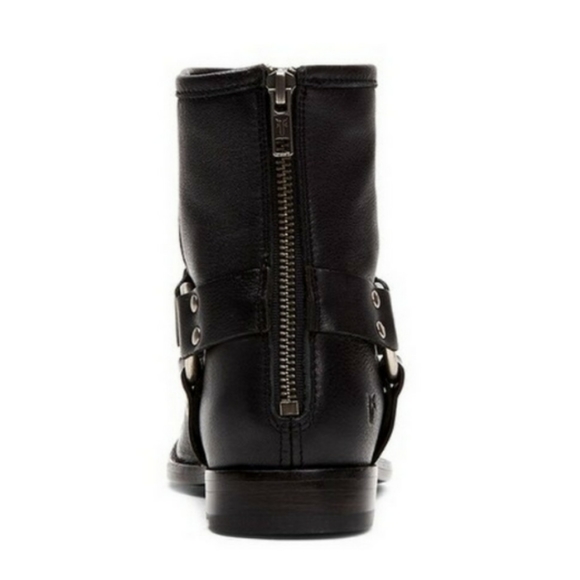 FRYE Phillip Harness Short Boot in Black size 6.5 - Picture 4 of 10